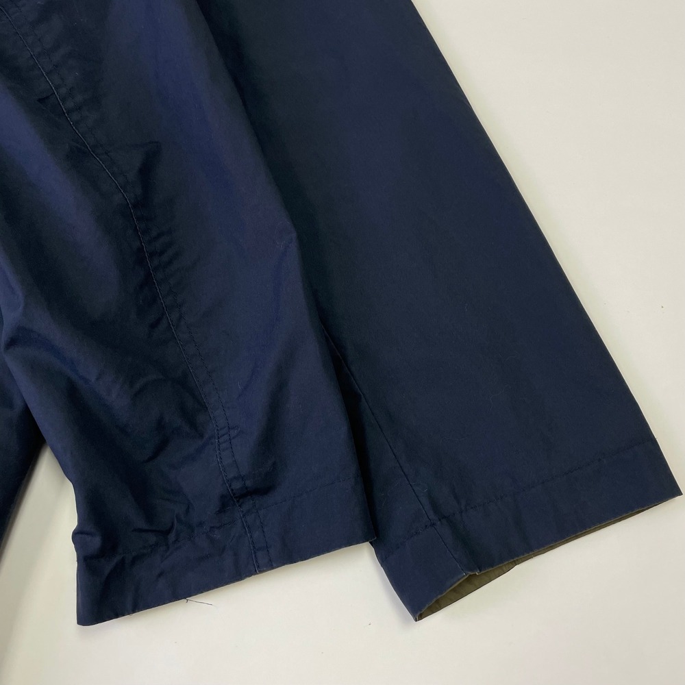 Massimo Dutti Reversible Car Coat Mens XXL Navy Blue Olive Green Jacket - Picture 14 of 16